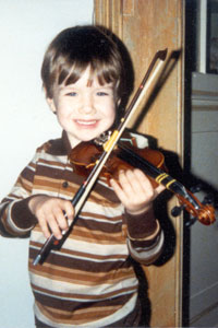 greg playing violin